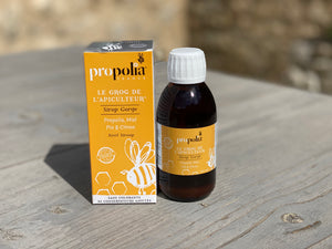 Sirop gorge et toux - le grog de l'apiculteur