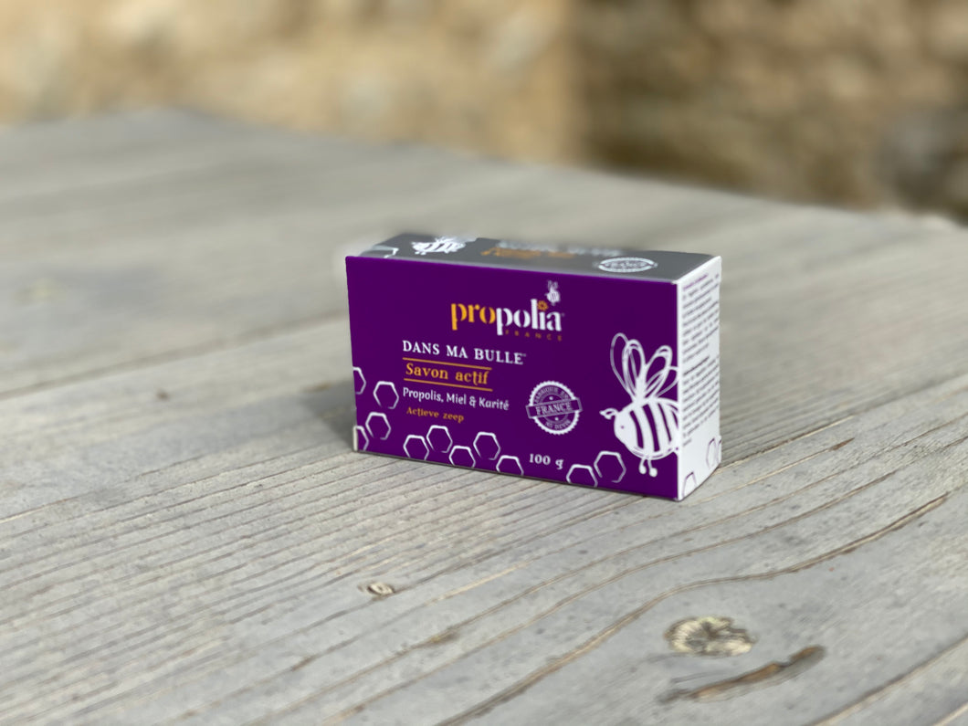 Savon actif Bio - Propolis, Miel et  Karité